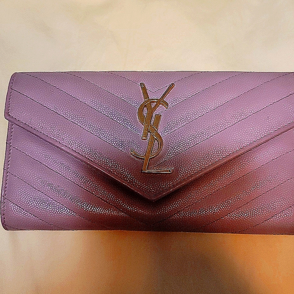 Authentic YSL Wallet with authenticity card dustbag and box EUC - Picture 1 of 4